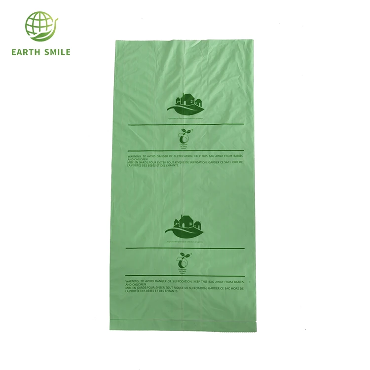 Мусор мешки кукурузный крахмал 100% биоразлагаемые Compostable мешки для мусора на рулоне