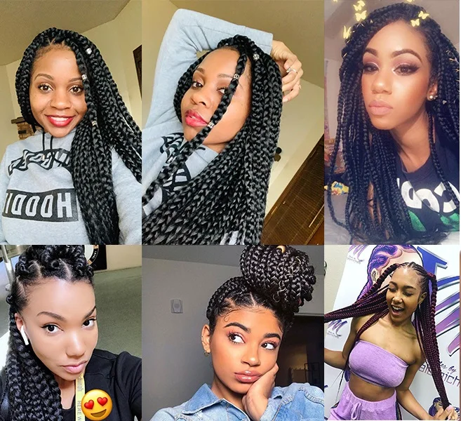 
Pre-stretched Braiding Hair 16~30 inch Professional Free Hot Water Setting Synthetic Braiding Hair Extension 