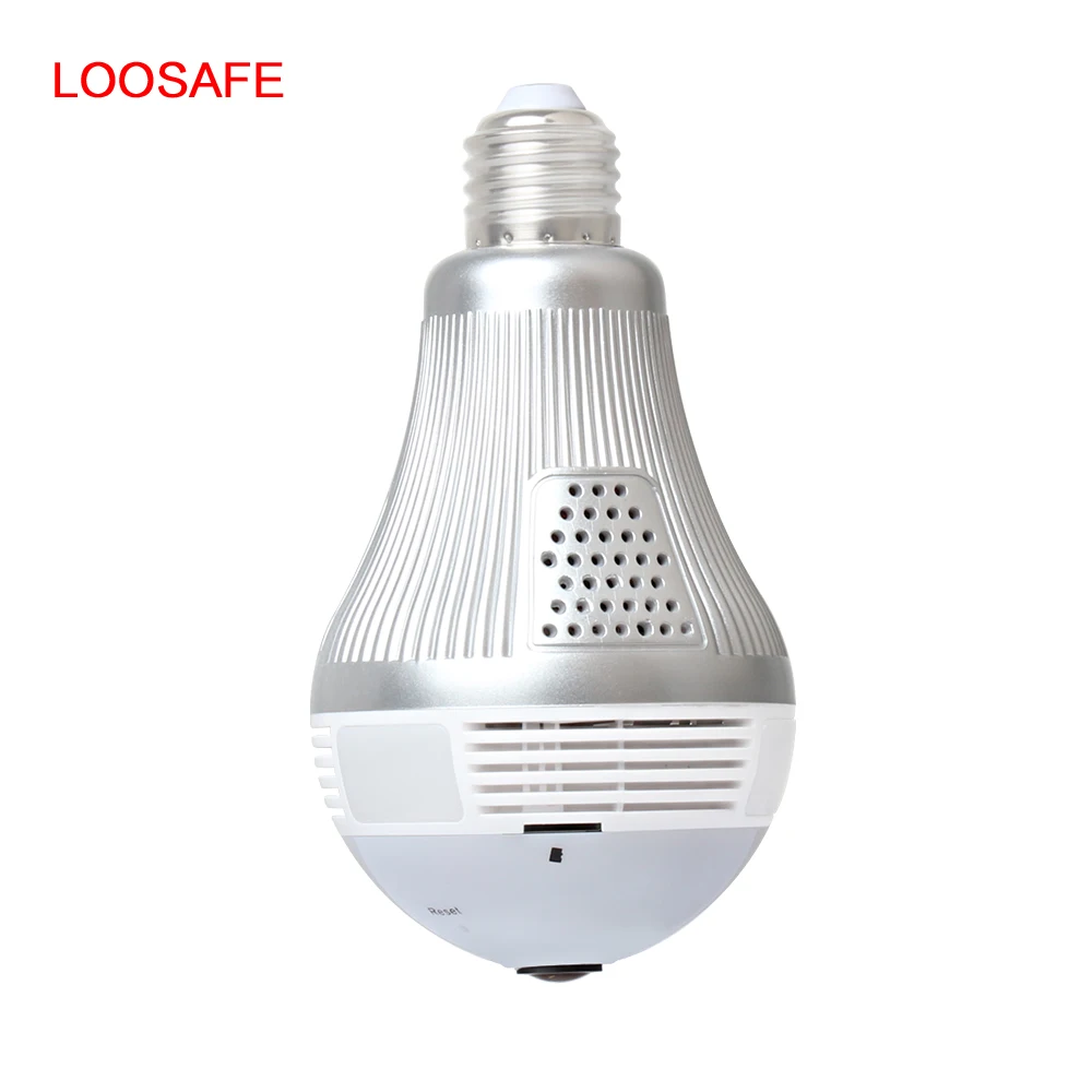 Hotsale Новый Loosafe безопасности 360 VR камера лампы широкий формат панорамный беспроводной Скрытая IP камера