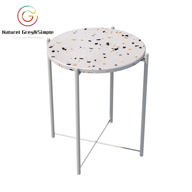 Terrazzo Waterstone Design Living Tea Table Top Terrazzo Table Top