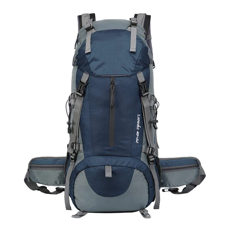 Водонепроницаемые походные сумки для альпинизма 50 л с дождевиком