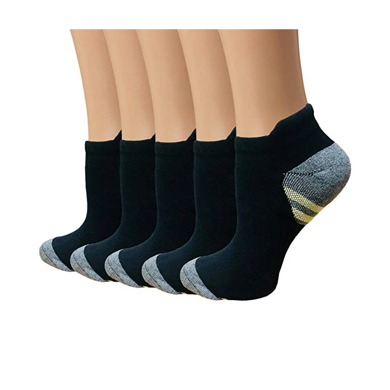 AJ 19383 Custom Cotton /Bamboo Athletic Cushion Sport Arch Support Padded Ankle Running Socks