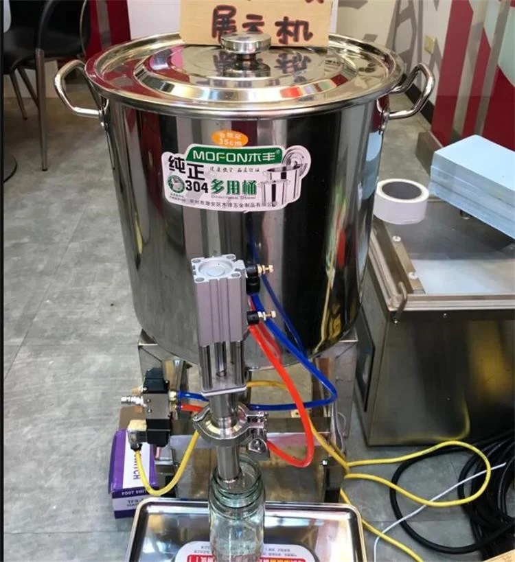 Semi-automatic Honey Yoghurt Bottle Filling Machine