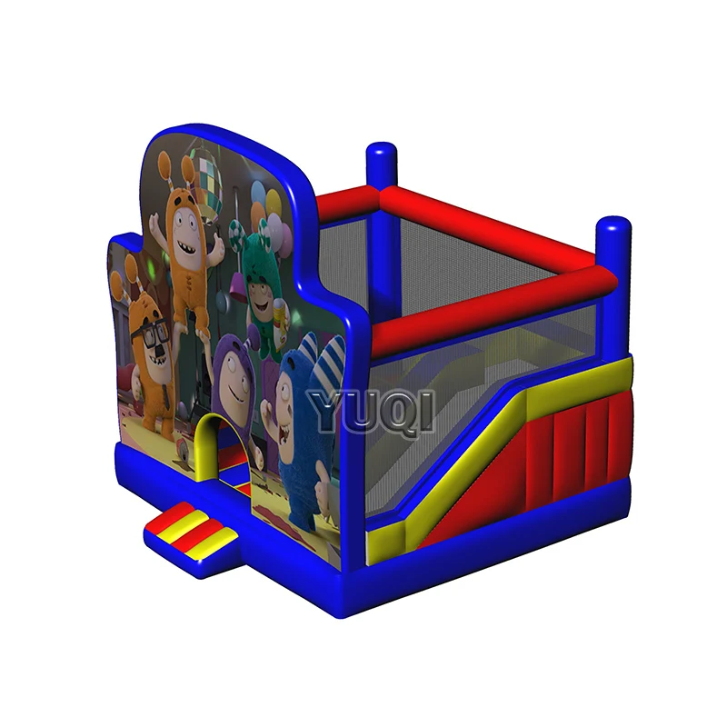 Oddbods Inflatable Games Kids Fun Bouncy Castles Air Jumper Toys Playground