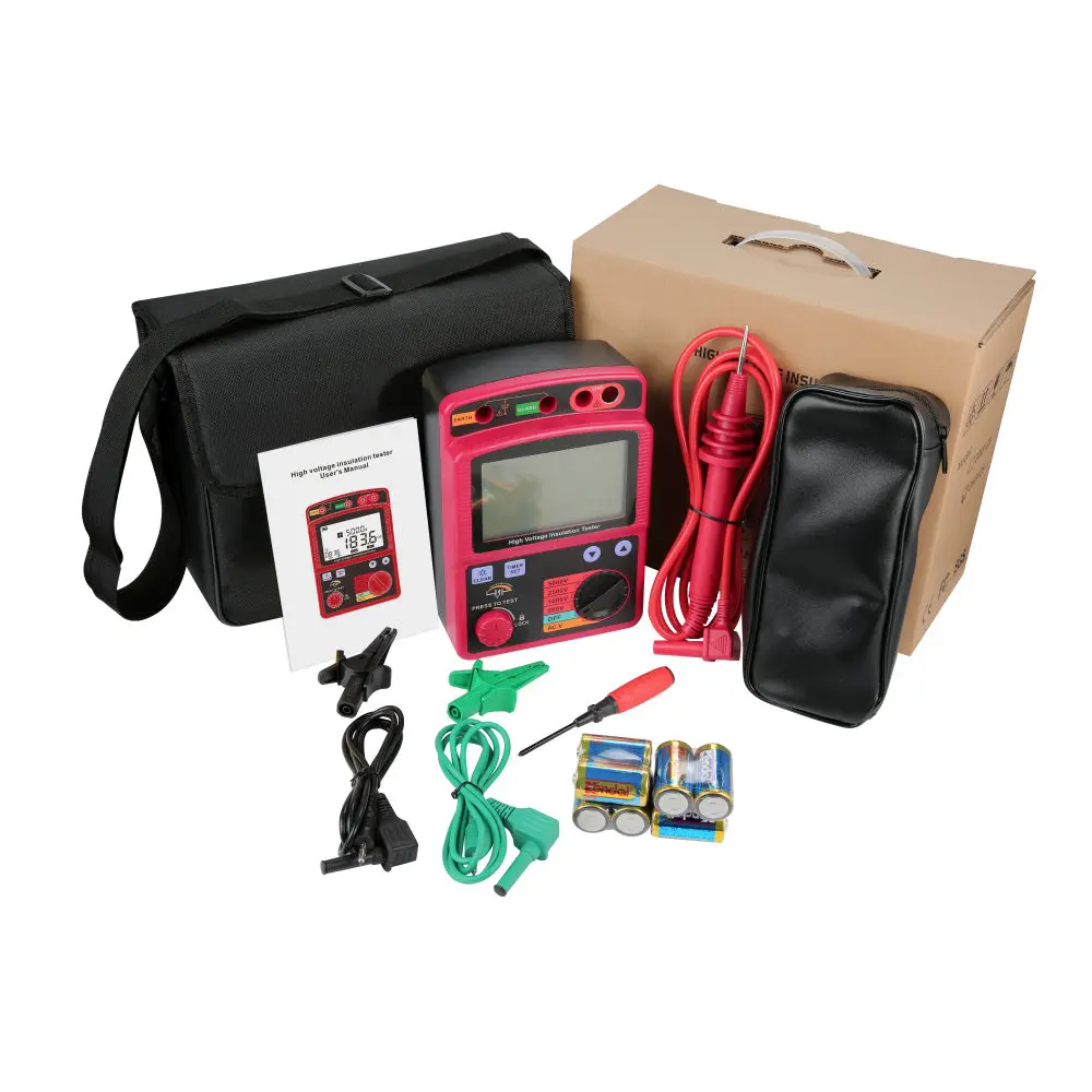 999 counts low price 5000V insulation resistance tester meter 5KV  megger with PI test