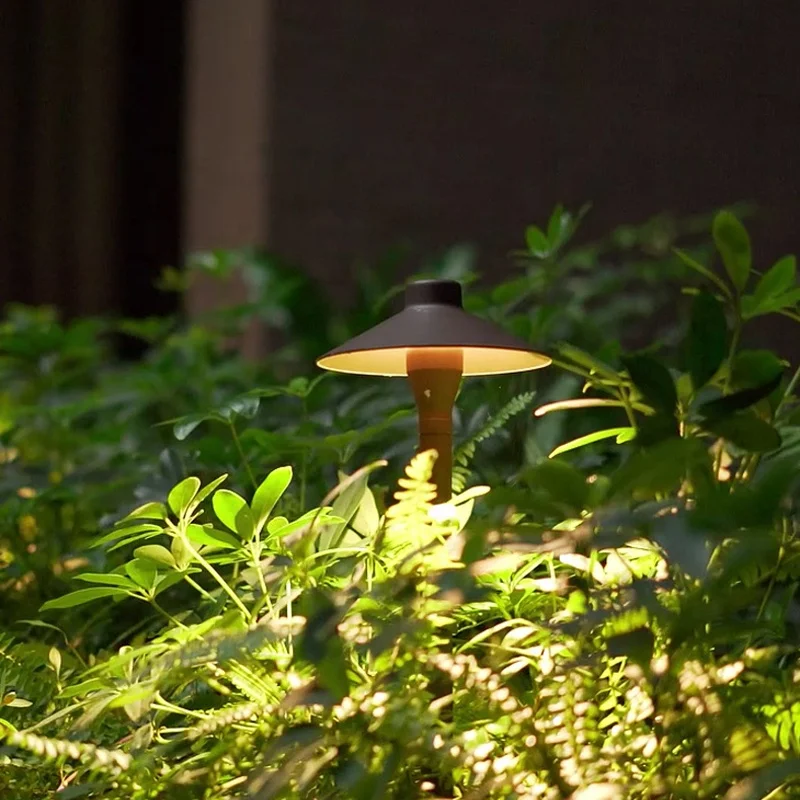 
Mushroom shape design led bollard light 7W durable waterproof IP65 standing lawn light 