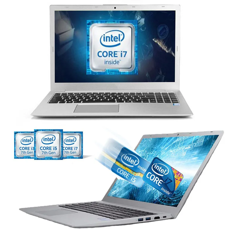 15 6 дюймов Тонкий ноутбук Intel Core i7 6500U оперативная память 8 ГБ ITB HDD с Win 10