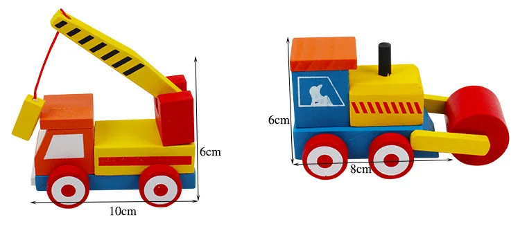 mini shop truck wooden baby car tractors toys
