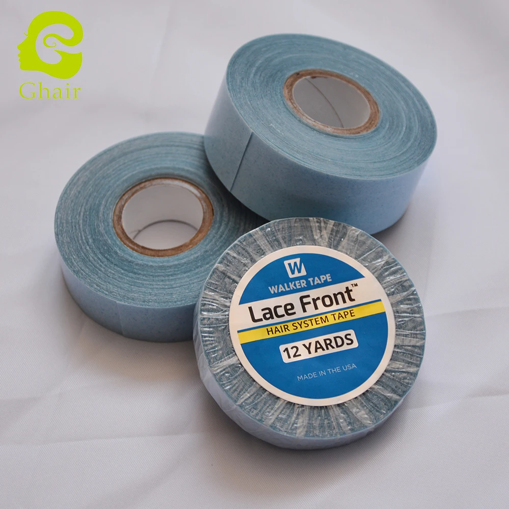 Waterproof lace front blue tape 3 yard - 36 yard blue toupee tape for hair system