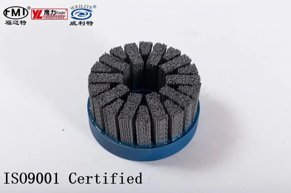 FMT ZJK07 Deburring Polishing and Cleaning Ceramil Abrasive Wire  Disc Brushes