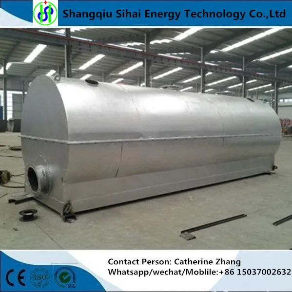 Vacuum working form continuous oil refinery plant
