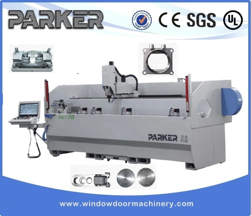 Aluminum profile CNC drilling and milling machine
