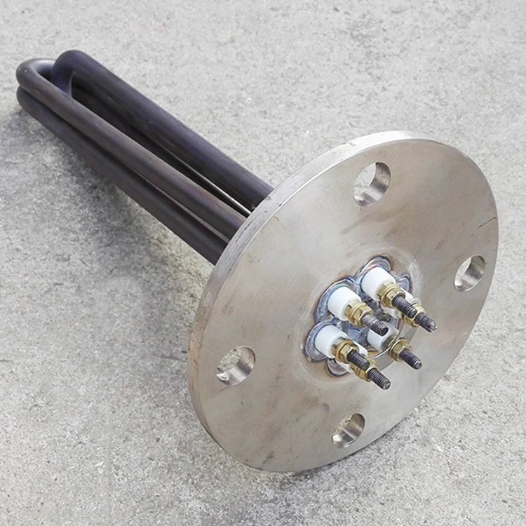 
Brass Flange Hexagon Head Electric Heat Pipe Cut Heating Element Water Heater Pipe electrical part 