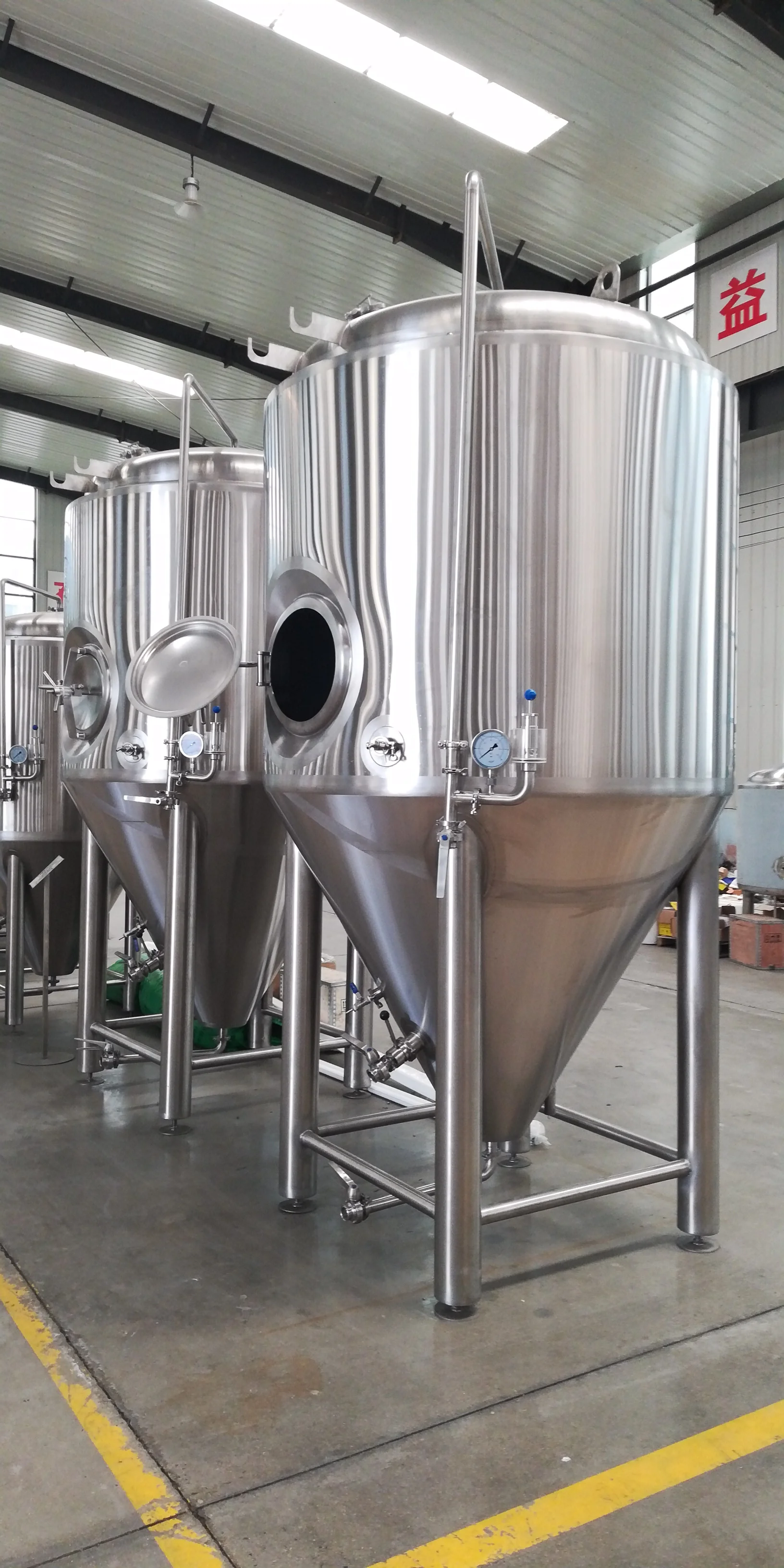 conical beer fermenter stainless steel SUS304/SUS316 stainless steel beer production equipment