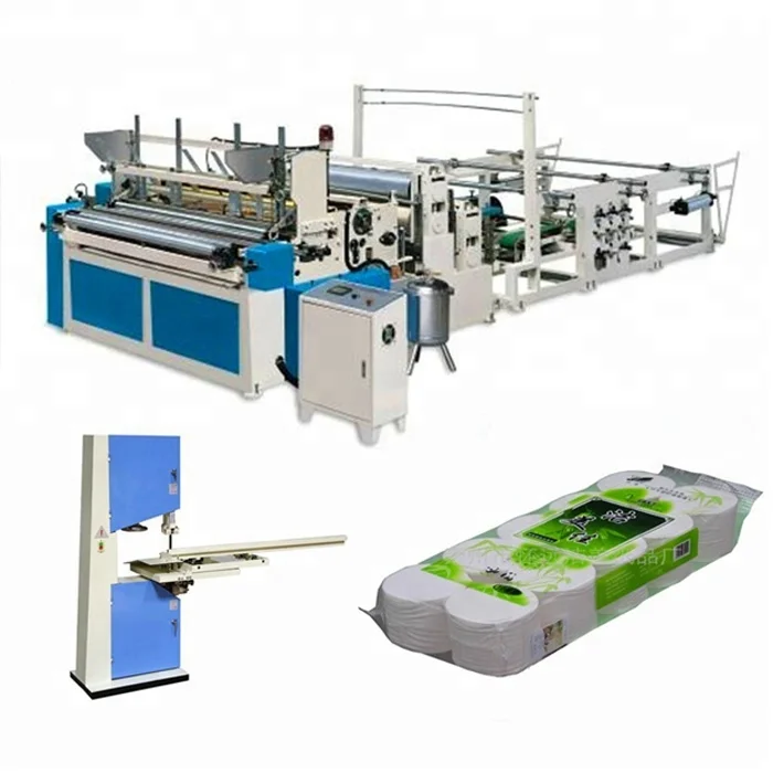 Рулон туалетной бумаги перемотка продольная резка делая машину