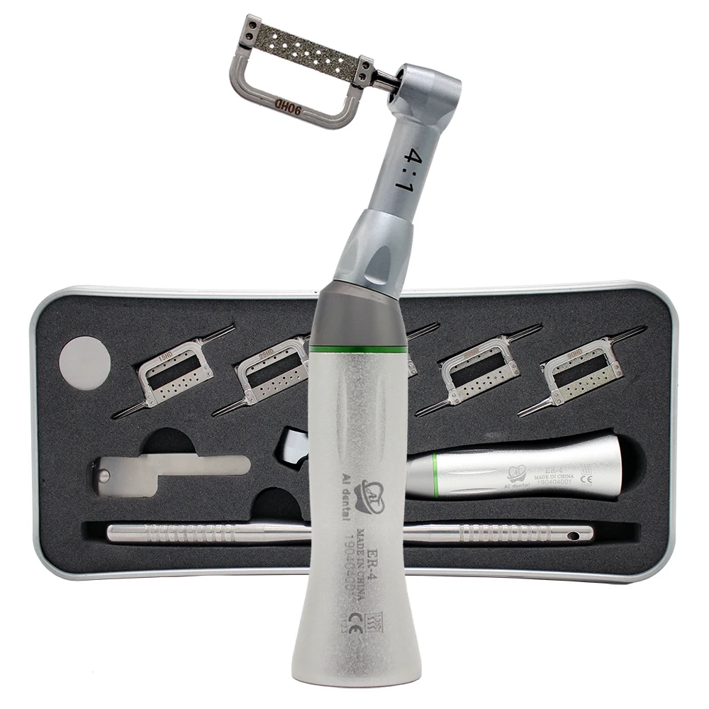 Система IPR рукоятки для сабельной межпроксимальной зачистки, снижение против угла 4:1, набор стоматологических наконечников для ортодонтических эффектов