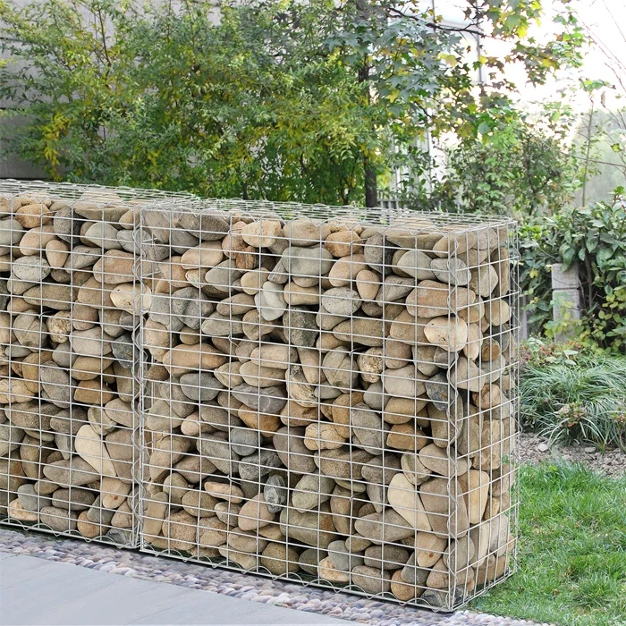 Decorative Gabion Stone Rock Wall and Fence for Driveway Rail Outdoor Garden 5mm Thickness for Residential Backyard