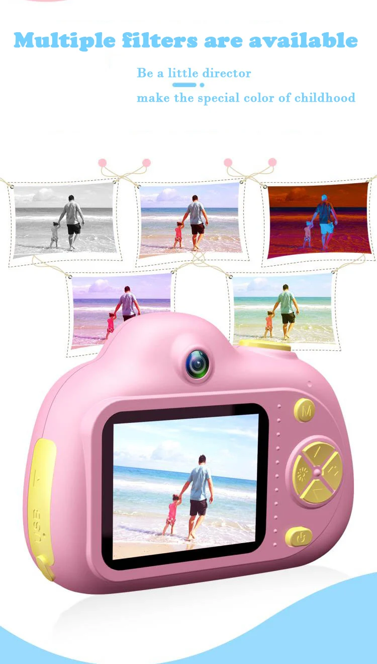 Toys for kids new 2019 Cartoon 1080P HD Video Digital Camera