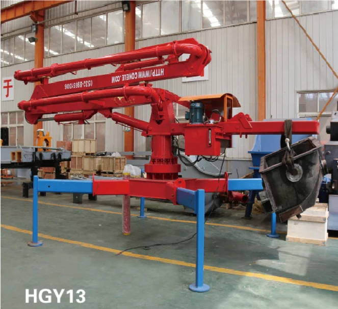 
Excellent products Mini Mobile Type concrete placing boom for transporting concrete 