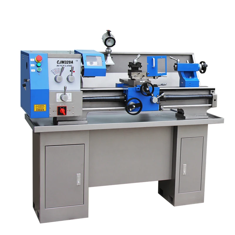 
CJM320A 330mm swing over bed mini metal bench lathe with short delivery time in China 