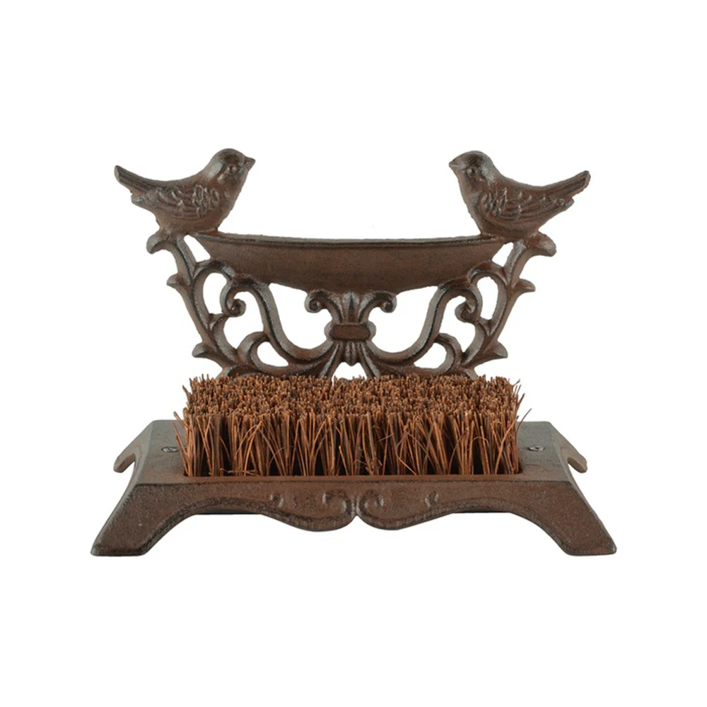 Best Old Fashioned Outdoor Garden Muddy Homemade Mat Cast Iron Welly Shoe Boot Brush Scraper Puller