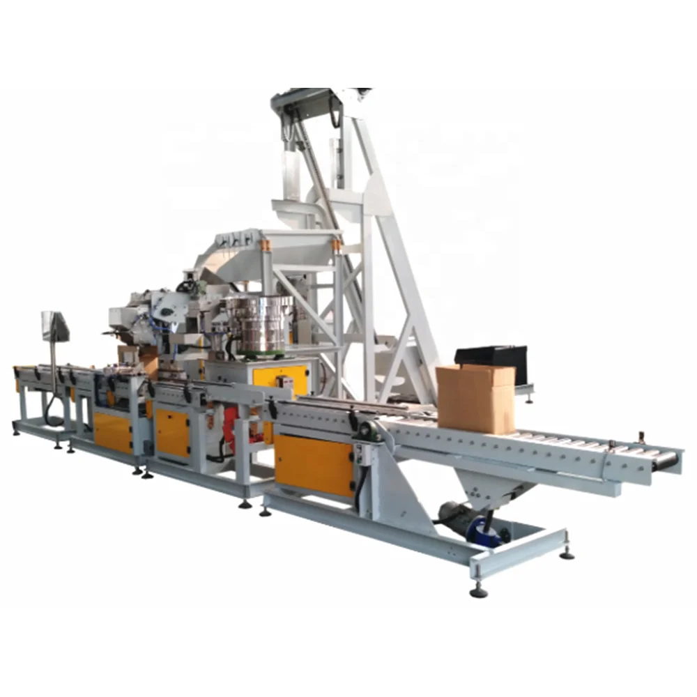 
Carton packing machine for nail, screw, rivet, bolt, nut and other hardware/workpiece/spare parts 