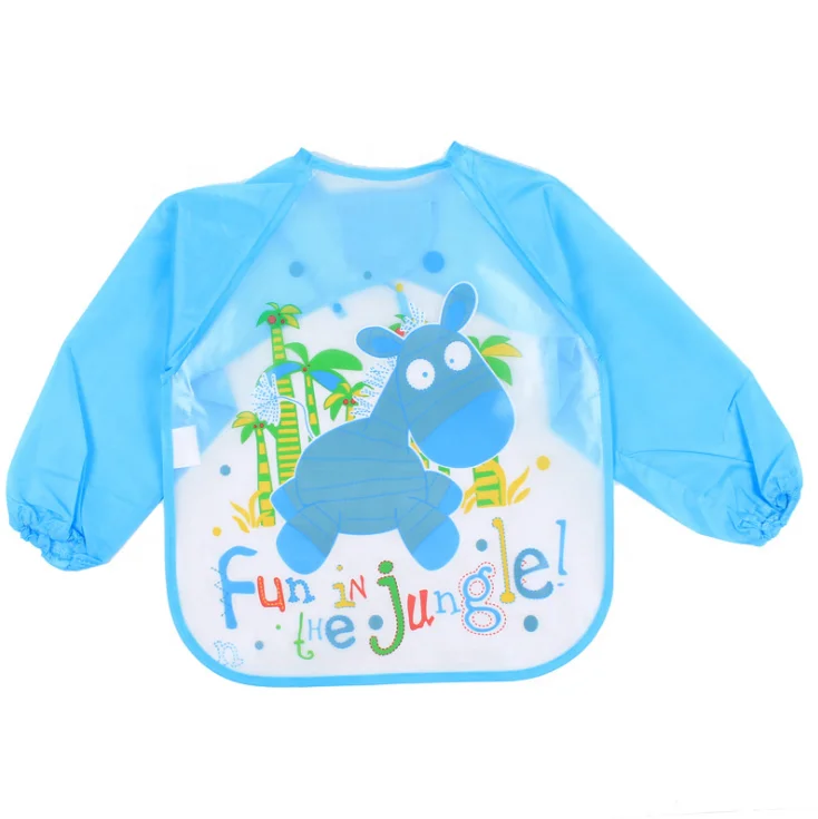 Custom Waterproof EVA Apron Easily Cleans Baby Bibs