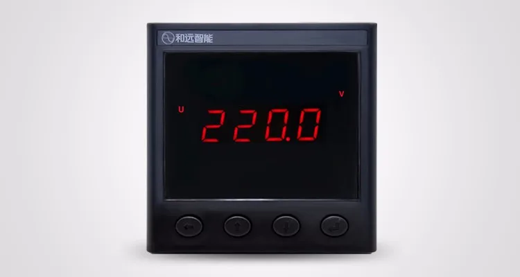 Digital AC Voltmeter and Ammeter LED Display Panel Power Meter