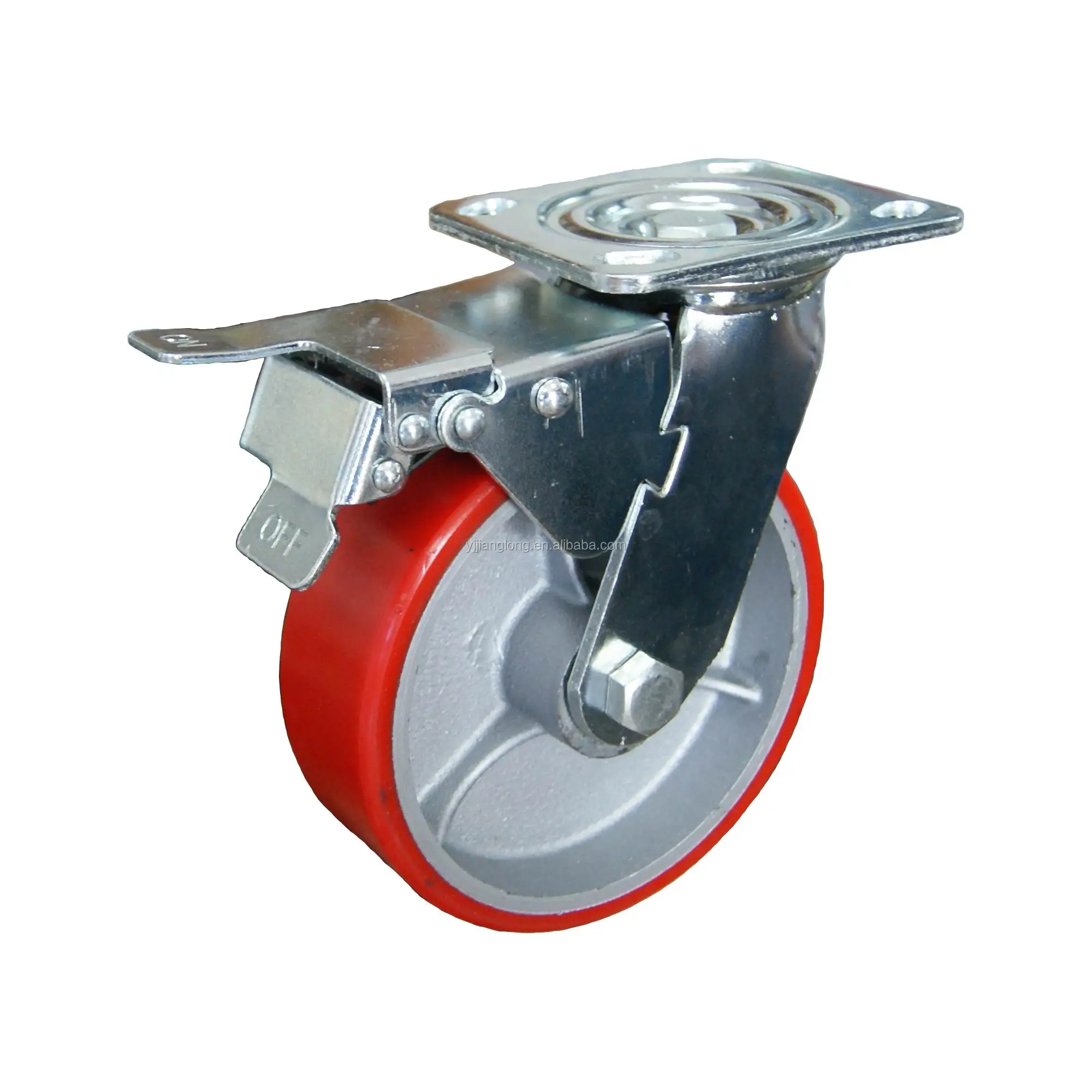 
Heavy Duty Cast Iron Castor Swivel Caster Trolley Wheels 
