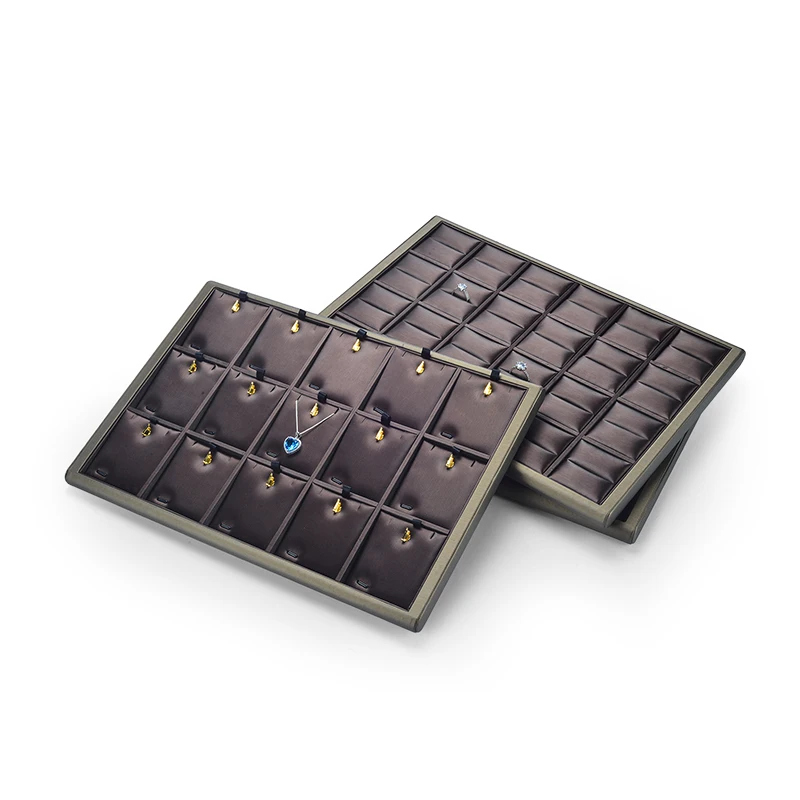 Ready to ship luxury velvet insert jewelry organizer display tray