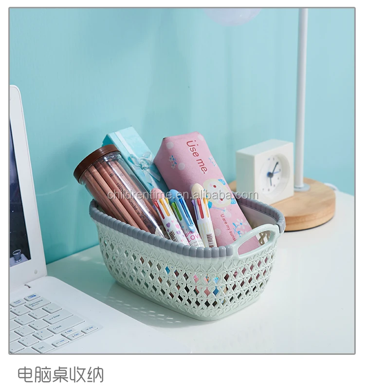 Eco-Friendly OEM plastic durable wicker laundry storage basket,wicker basket