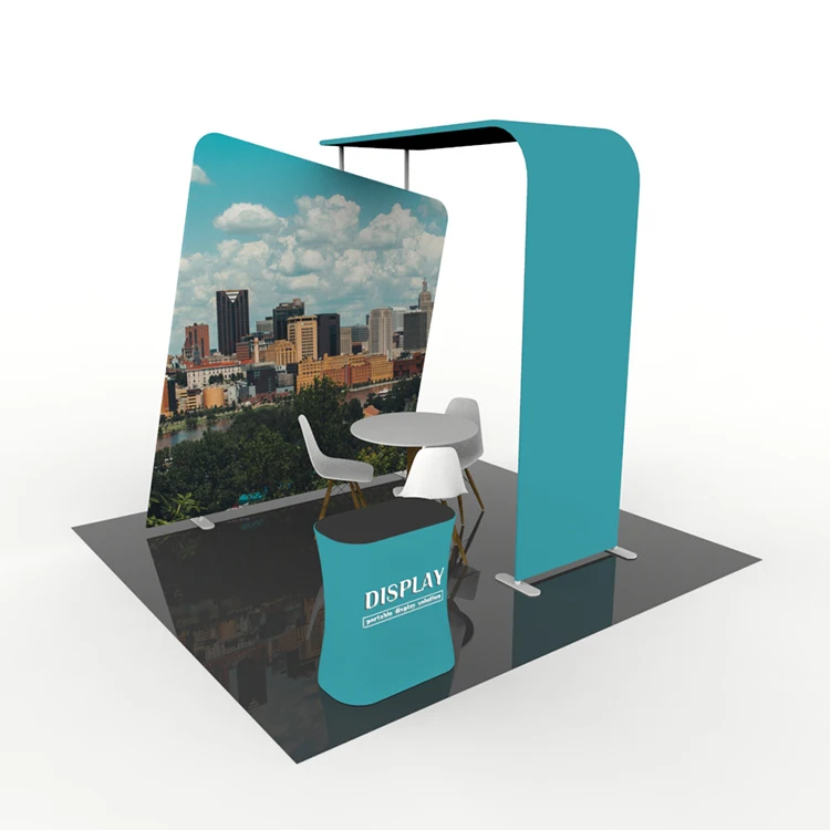 10x10 переносная сублимационная Натяжная ткань выставочный стенд с алюминиевой рамкой рекламный для выставок