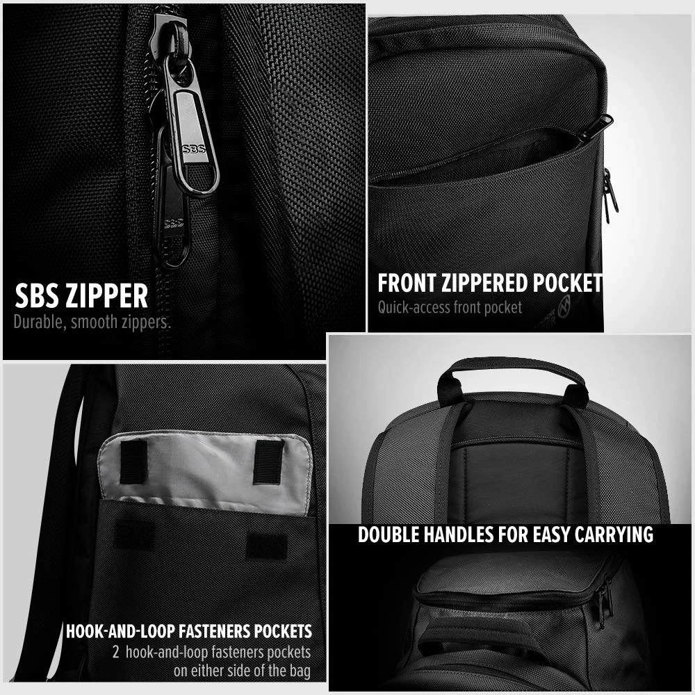 Ski and Snowboard Boots Travel Backpack with Helmet Compartment