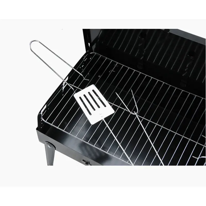 Portable Box bbq grill Folding suitcase bar b q grill