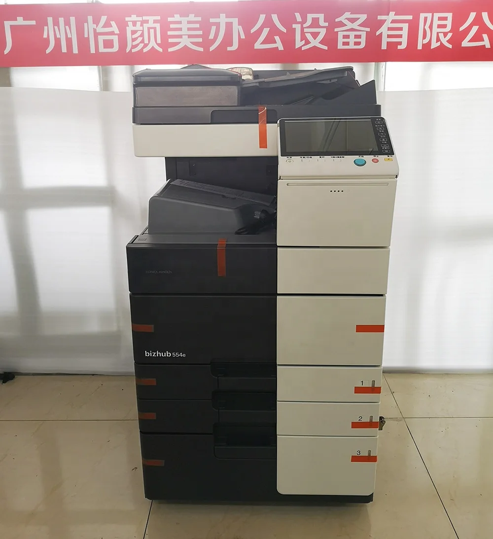  Бывший в употреблении фотокопировальный аппарат для монохромной печати Konica Minolta bizhub