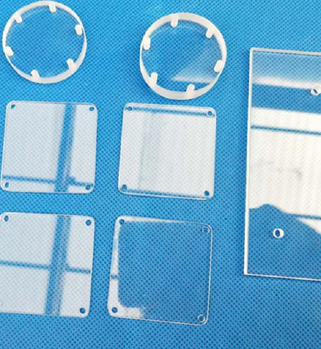 Tking Heat resistant 2.0mm borosilicate fire resistant sight glass discs/glass lens