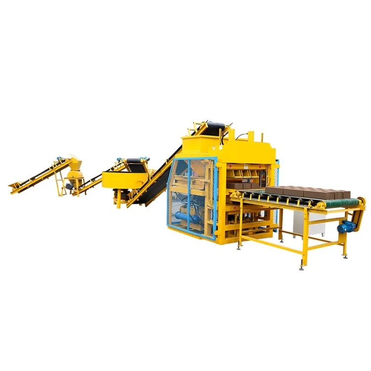 Full Automatic Mud Brick Block Molding Machine Production Line Maker