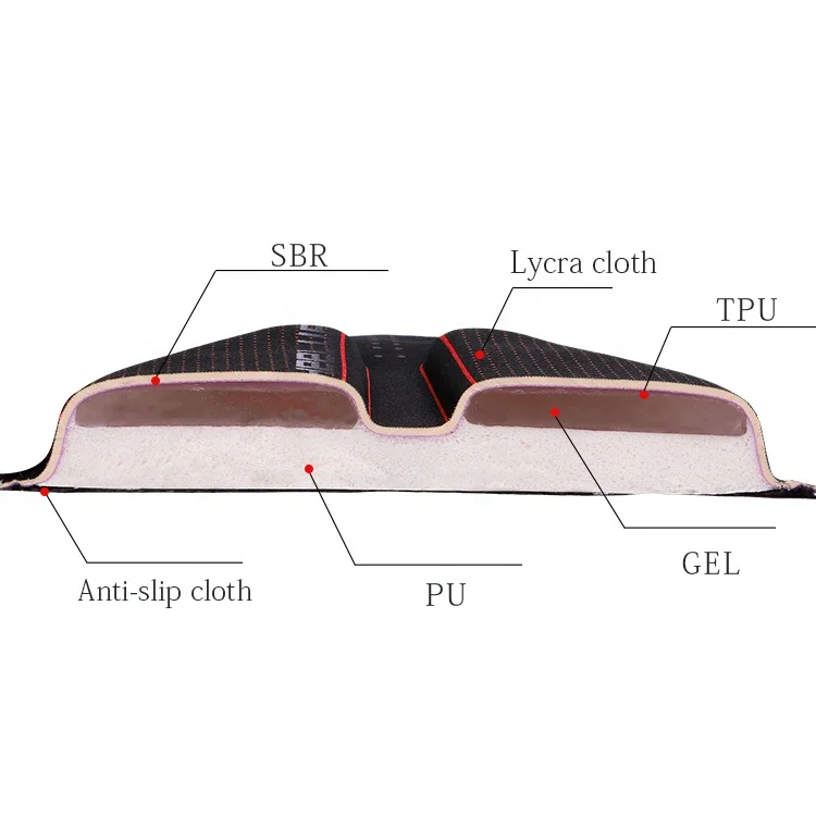 WHEEL UP Bicycle Lycra Breathable Cycling Seat Pad Cushion Shock Absorption Anti-Slip Saddle Cover Pad