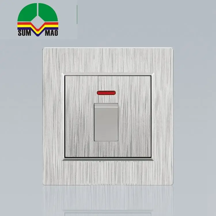 Европейская Удобная настенная розетка и переключатель с неоновым