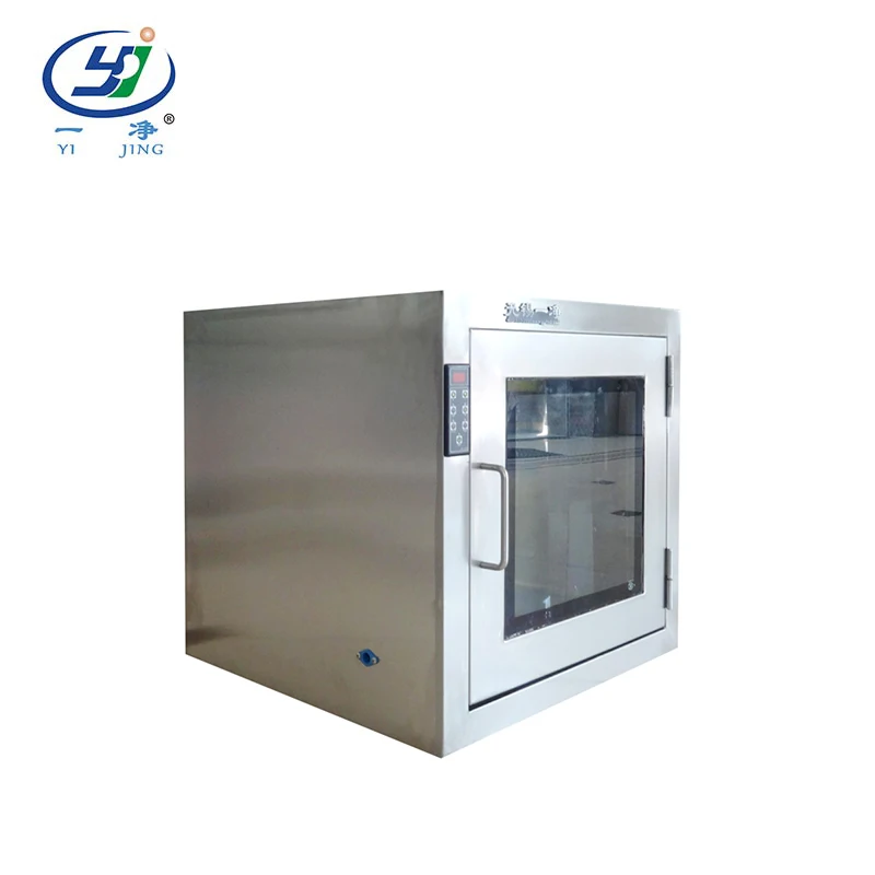 Durable electrical interlock laboratory clean room transfer window pass box