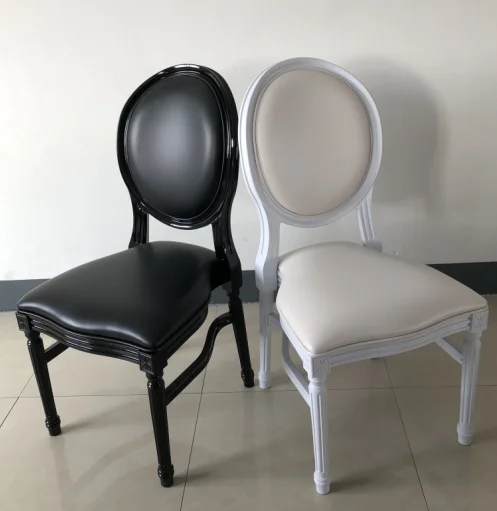 Factory direct White Stacking Plastic Folding Chair for Wedding Party