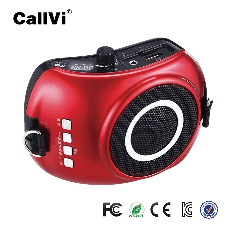 Callvi V-25 PA системы беспроводной портативный усилитель голоса с микрофоном для обучения