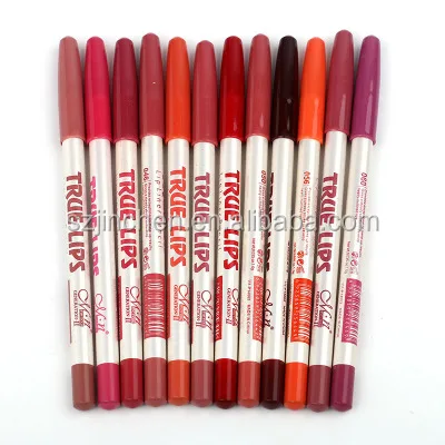 DHLFree shipping 600PCS M.n MENOW Brand Make Up True Lips 12Color Lip Liner Pencil Waterproof Professional Lip Liner