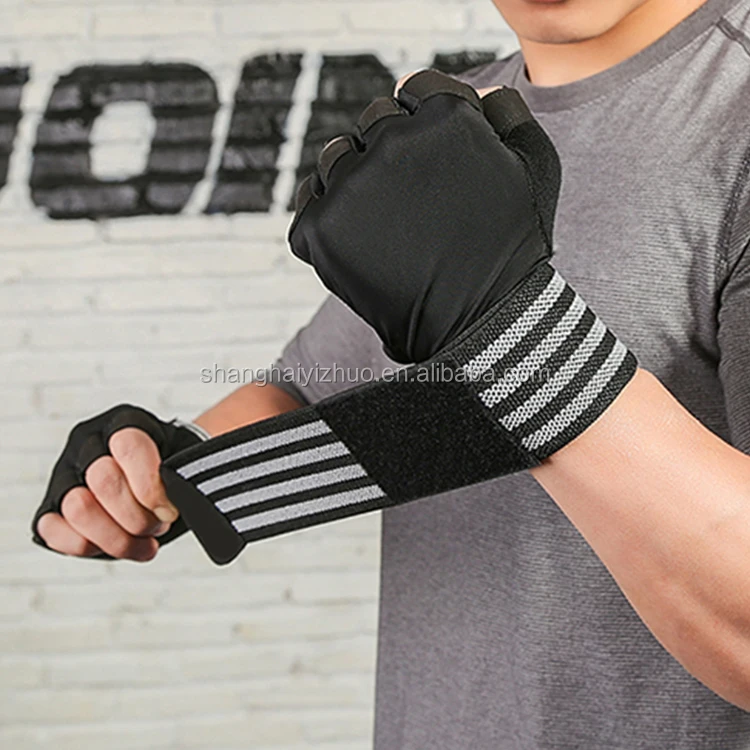 Customized Logo Available Gym Fitness Weight Lifting Gloves With Wrist Support