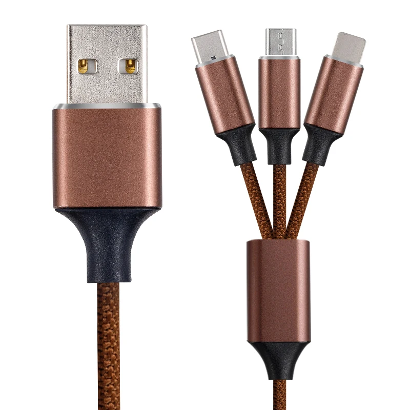 OEM QC 3.0 Aluminum Nylon Braided USB Cable Fast Charging Cable USB Cable