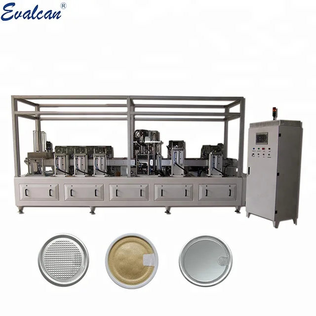 Safety Open Aluminum Foil Peel Lids Making Machine