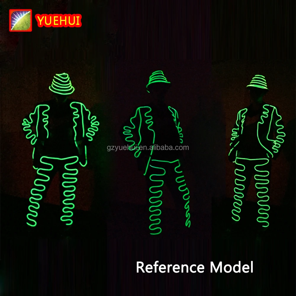 10 цветов EL провода в стиле «сделай сам фестиваль Вечеринка светящиеся одежды аксессуары свет костюм приведенный в действие DC-12V Кнопка драйвер