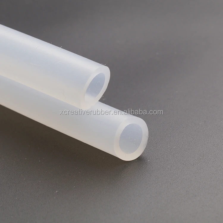 High Performance Soft Flexible Silicone Rubber Plastic Extrusion Tube Food Grade Silicone Rubber Hose