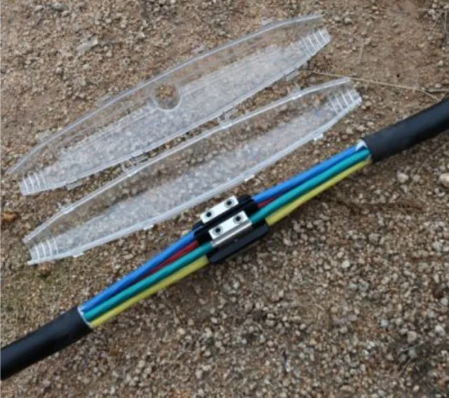 
1.2KV, waterproof, straight joint, cathodic protection joint, resin splicing kit, resin cast cable joints 