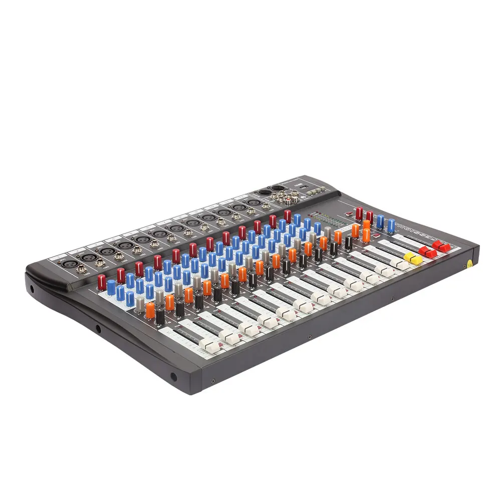 Professional  Multifunctional Usb Sound  12 Ways Audio Mixer new Model Analog Audio Mixing Console